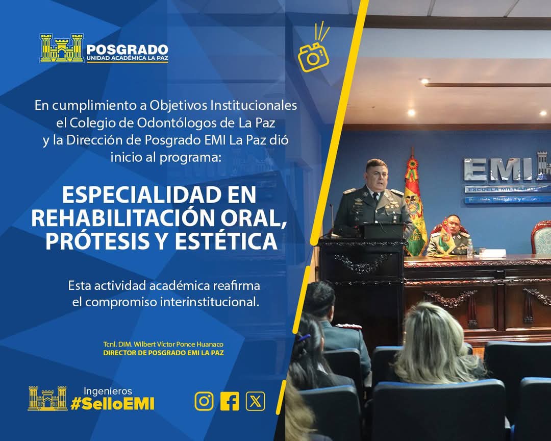 Posgrado La Paz - Especialidad en Rehabilitación Oral, Prótesis y Estética