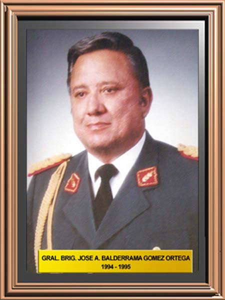 GRAL. BRIG. JOSE A. BALDERRAMA GOMEZ ORTEGA 